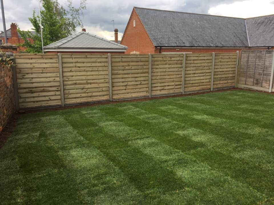 raised garden and fencing