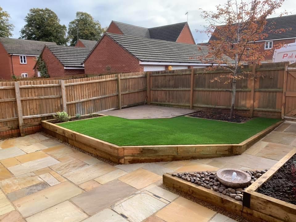 garden patio and landscaping